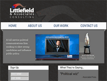 Tablet Screenshot of littlefieldconsulting.com